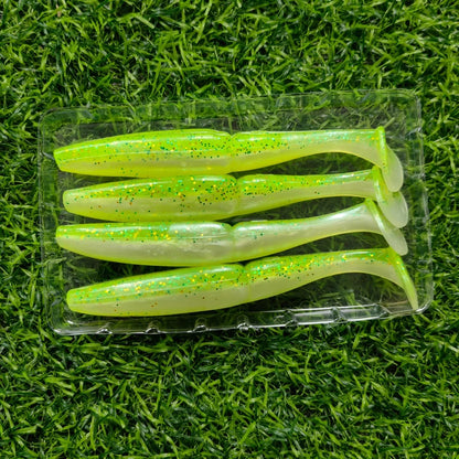 MUKUN 4pcs 11cm 12g Pesca Fishing Lures Leurre Souple Soft Bass Silicone Bait Isca Artificial Fishing Wobbler