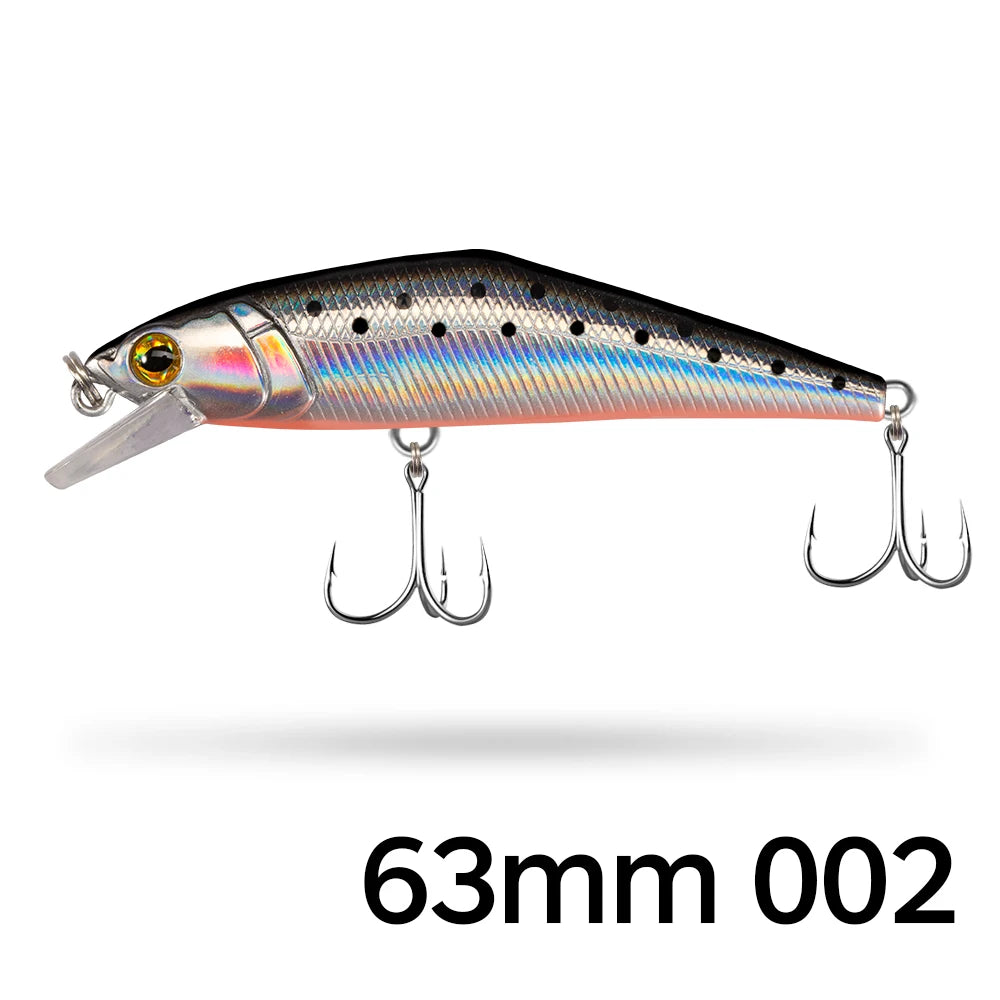 D1 Stream Fishing Lure 85mm 14.7g 63mm 7.5g Heavy Sinking Small Minnow  D-CONTACT Artificial Bait For Trout Perch  DT5030