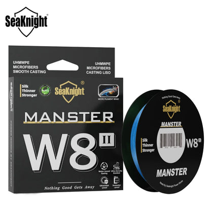 SeaKnight Brand W8 II 300M PE Fishing Line 8 Weaves Multifilament Braided Line Updated silicon resin coating Saltwater Fishing