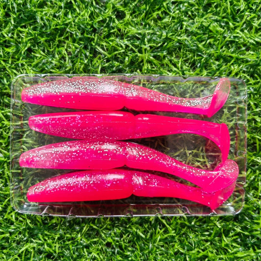 MUKUN 4pcs 11cm 12g Pesca Fishing Lures Leurre Souple Soft Bass Silicone Bait Isca Artificial Fishing Wobbler