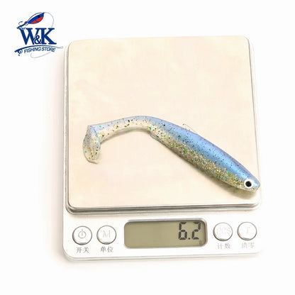Zander Snook Fishing Lures 10cm Swimbait for Freshwater Fish Paddle Tail Soft Bait at Worm Sinker Rig Hoduller Shad New Color