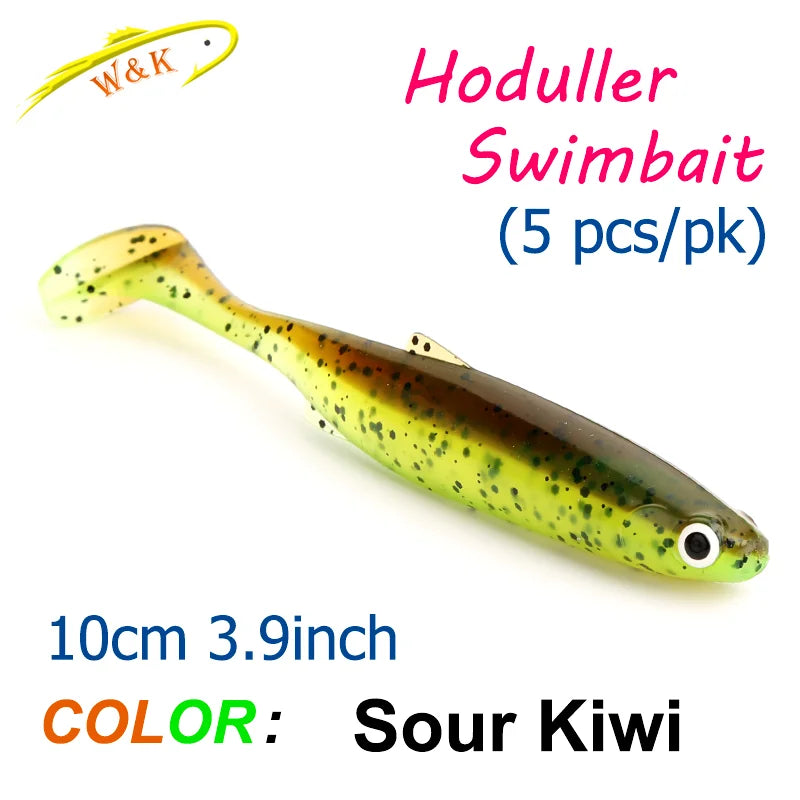 Zander Snook Fishing Lures 10cm Swimbait for Freshwater Fish Paddle Tail Soft Bait at Worm Sinker Rig Hoduller Shad New Color