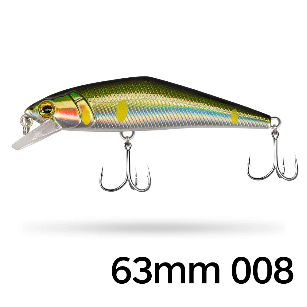 D1 Stream Fishing Lure 85mm 14.7g 63mm 7.5g Heavy Sinking Small Minnow  D-CONTACT Artificial Bait For Trout Perch  DT5030
