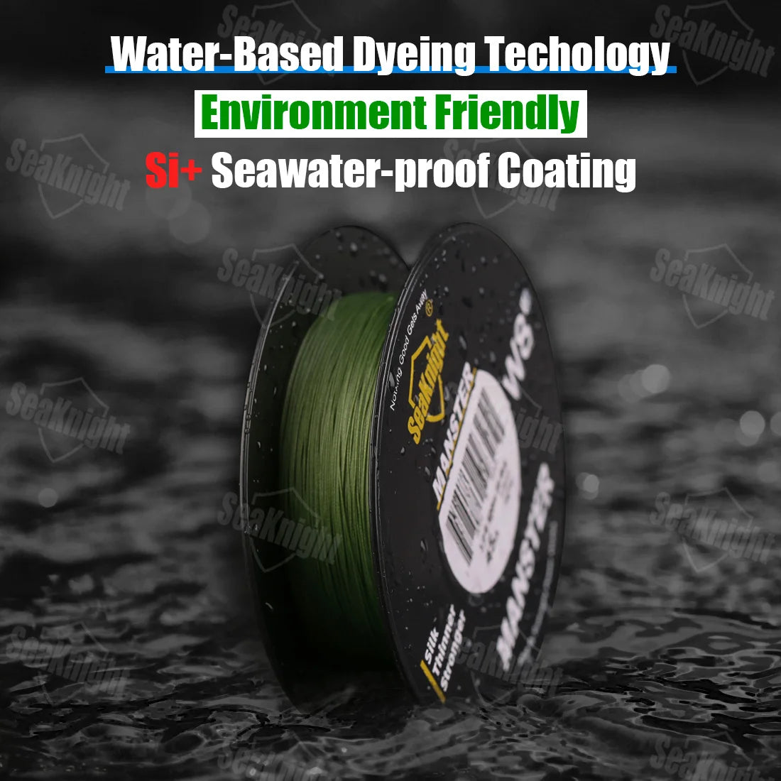 SeaKnight Brand W8 II 300M PE Fishing Line 8 Weaves Multifilament Braided Line Updated silicon resin coating Saltwater Fishing
