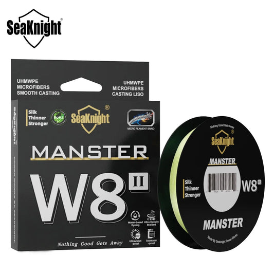 SeaKnight Brand W8 II 300M PE Fishing Line 8 Weaves Multifilament Braided Line Updated silicon resin coating Saltwater Fishing