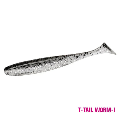 TSURINOYA NEW SIZE 100mm 120mm T Tail Worm Soft Lures Easy Shiner Artificial Soft Baits Odor Added For Bass Fishing Wobblers