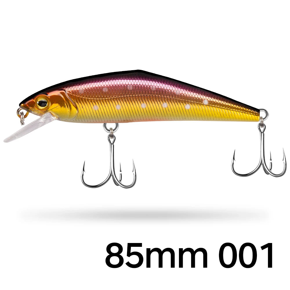 D1 Stream Fishing Lure 85mm 14.7g 63mm 7.5g Heavy Sinking Small Minnow  D-CONTACT Artificial Bait For Trout Perch  DT5030