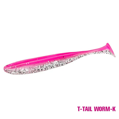 TSURINOYA NEW SIZE 100mm 120mm T Tail Worm Soft Lures Easy Shiner Artificial Soft Baits Odor Added For Bass Fishing Wobblers