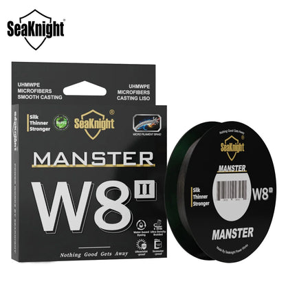 SeaKnight Brand W8 II 300M PE Fishing Line 8 Weaves Multifilament Braided Line Updated silicon resin coating Saltwater Fishing