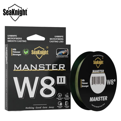 SeaKnight Brand W8 II 300M PE Fishing Line 8 Weaves Multifilament Braided Line Updated silicon resin coating Saltwater Fishing