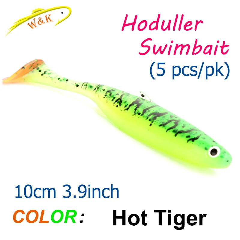 Zander Snook Fishing Lures 10cm Swimbait for Freshwater Fish Paddle Tail Soft Bait at Worm Sinker Rig Hoduller Shad New Color