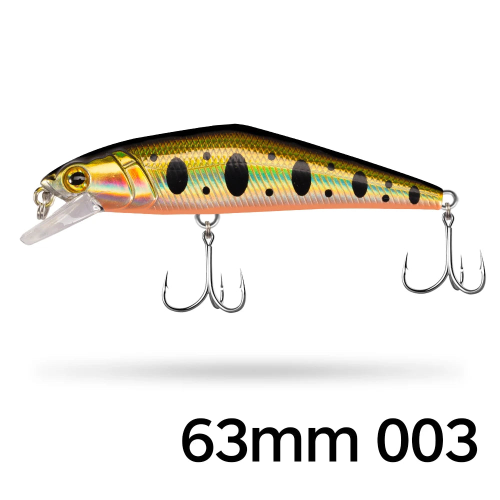 D1 Stream Fishing Lure 85mm 14.7g 63mm 7.5g Heavy Sinking Small Minnow  D-CONTACT Artificial Bait For Trout Perch  DT5030