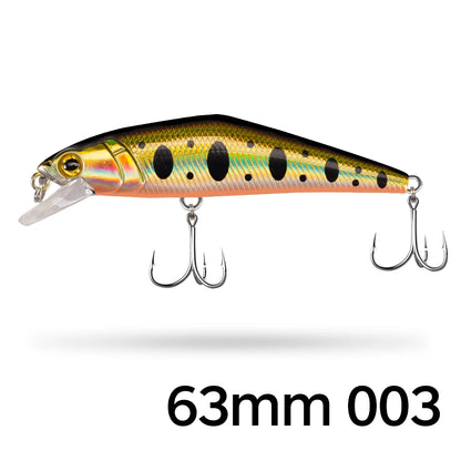 D1 Stream Fishing Lure 85mm 14.7g 63mm 7.5g Heavy Sinking Small Minnow  D-CONTACT Artificial Bait For Trout Perch  DT5030