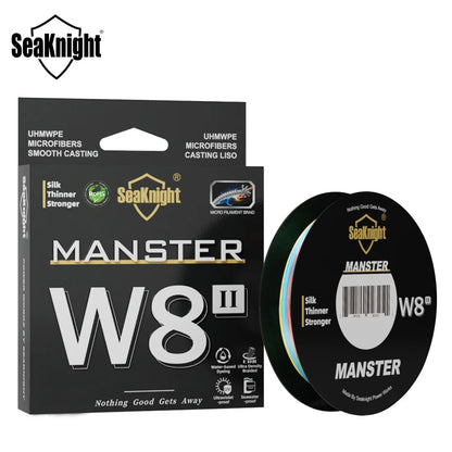 SeaKnight Brand W8 II 300M PE Fishing Line 8 Weaves Multifilament Braided Line Updated silicon resin coating Saltwater Fishing