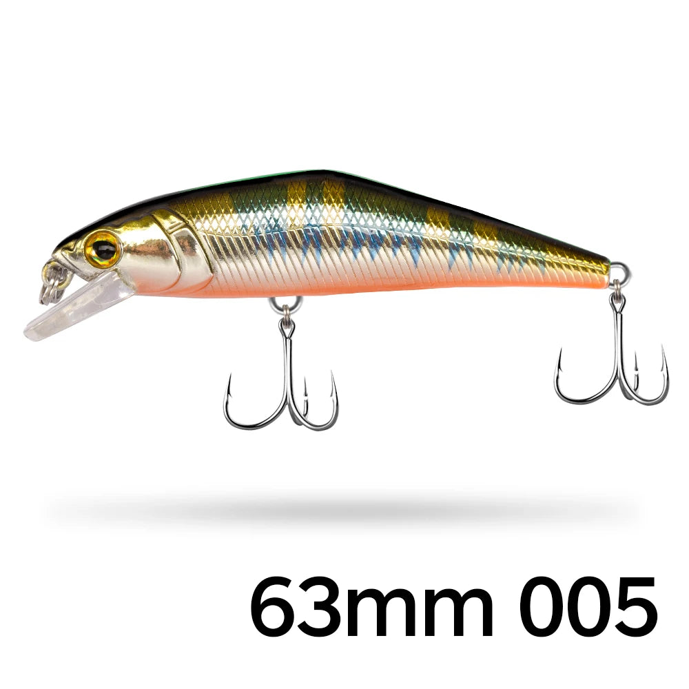 D1 Stream Fishing Lure 85mm 14.7g 63mm 7.5g Heavy Sinking Small Minnow  D-CONTACT Artificial Bait For Trout Perch  DT5030