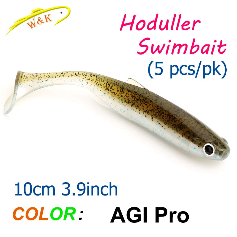 Zander Snook Fishing Lures 10cm Swimbait for Freshwater Fish Paddle Tail Soft Bait at Worm Sinker Rig Hoduller Shad New Color