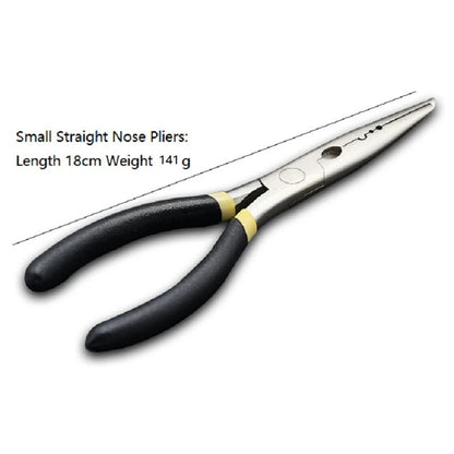 1Pcs Stainless Steel Fishing Pliers Stainless Steel Multi Function Hook Removal Line Cutting Bent Or Straight Nose