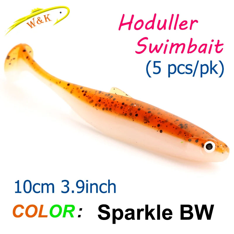 Zander Snook Fishing Lures 10cm Swimbait for Freshwater Fish Paddle Tail Soft Bait at Worm Sinker Rig Hoduller Shad New Color