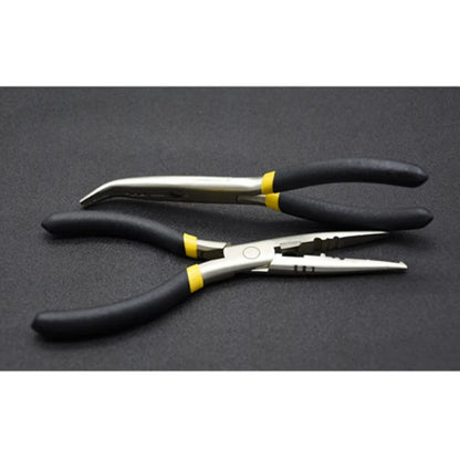1Pcs Stainless Steel Fishing Pliers Stainless Steel Multi Function Hook Removal Line Cutting Bent Or Straight Nose