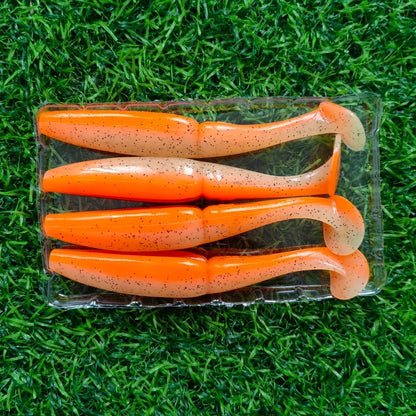 MUKUN 4pcs 11cm 12g Pesca Fishing Lures Leurre Souple Soft Bass Silicone Bait Isca Artificial Fishing Wobbler