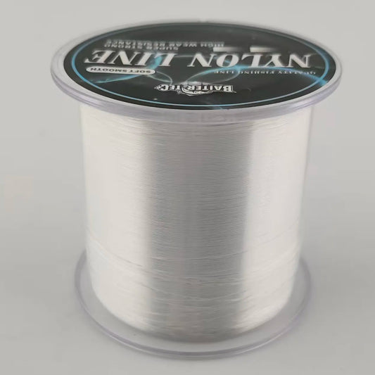 Transparent 500M Nylon Fishing Line Made of Japanese Material Strong Line Monofilament for Perch and Carp Fishing Accessories