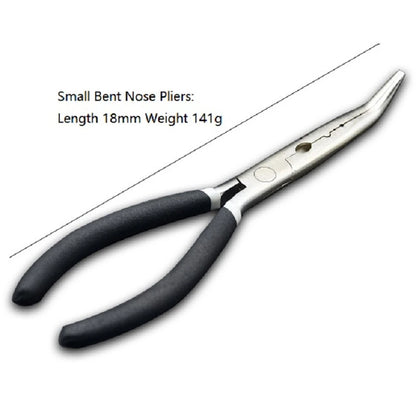 1Pcs Stainless Steel Fishing Pliers Stainless Steel Multi Function Hook Removal Line Cutting Bent Or Straight Nose